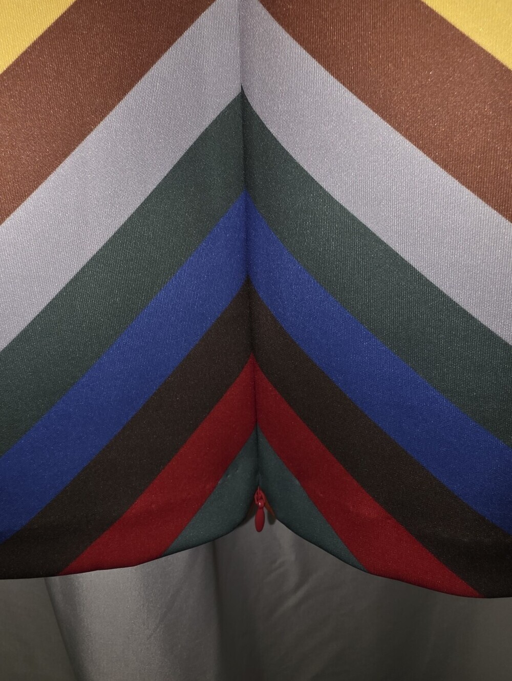 ELOQUII Colorful Chevron Pencil Skirt Retro Rainbow Geometric Plus Size 20 - Picture 4 of 5